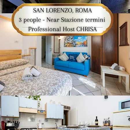 San Lorenzo , Near Termini Station D Apartment *